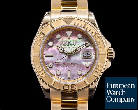 rolex 18k yellow gold yacht master 16628|Rolex 16628 rehaut mint.